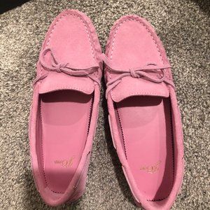JCrew W8 Suede Peony Loafers